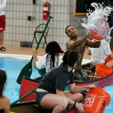 Canoe Battleship in the McPhee Pool